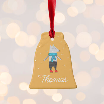 Personalised Christmas Bell Decoration, 7 of 12