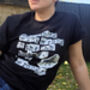 Retro Sci Fi Horror Graphic Tee 'Something Went Wrong In The Lab' Unisex T Shirt, thumbnail 4 of 5