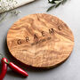 Personalised Round Birthday Cheeseboard Gift, thumbnail 2 of 4