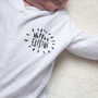 Personalised New Baby 'Hi I'm' Sleepsuit, thumbnail 2 of 3