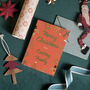 Personalised Family Christmas Card A5 Sized, thumbnail 2 of 2