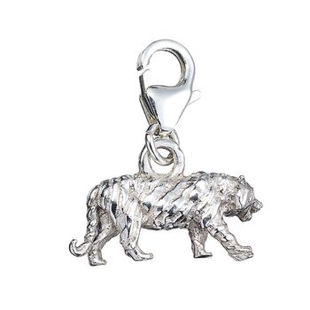 Sterling Silver Tiger Charm, 2 of 6