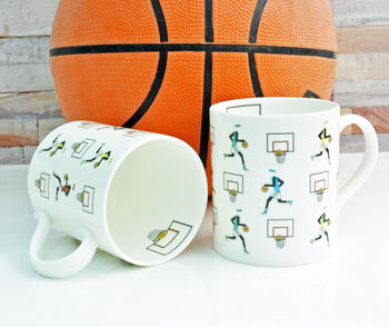 Basketball Bone China Mug, 7 of 10