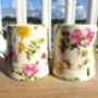 Set Of Two Tankard Mugs In Meadow Flowers Design, thumbnail 1 of 9
