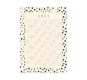 2023 Wall Planner, Calendar, Bright Flowers Design, 8 of 10