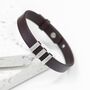 Personalised Men's Tag Leather Bracelet, thumbnail 8 of 8