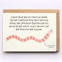 Worried Worm Card, thumbnail 1 of 2