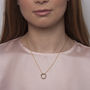 Gold Plated Or Sterling Silver Karma Necklace, thumbnail 5 of 6