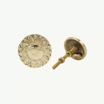 Solange Recycled Brass Knob, 8 of 9