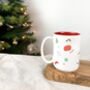 A Sketchy Christmas Personalised Mug, thumbnail 1 of 3