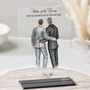 Father Of The Groom Wedding Acrylic Plaque, thumbnail 2 of 6