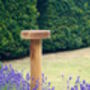 Personalised Solid Oak Bird Feeder Table, thumbnail 3 of 3
