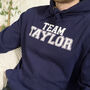 'Team Surname' Hoodie For Dad, thumbnail 1 of 3