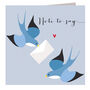 Silver Foiled Note To Say Card, thumbnail 2 of 4
