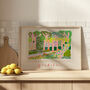 Rhs Harlow Carr Art Print Harrogate North Yorkshire Poster, thumbnail 1 of 5