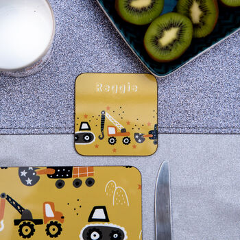 Trucks Personalised Placemat, 6 of 7