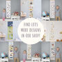 Personalised Dinosaur Alphabet Height Chart, thumbnail 8 of 9