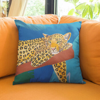 Tiger And Leopard Animal Cushion, 5 of 7