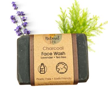 Charcoal Face Wash Bar Tea Tree And Lavender, 11 of 11