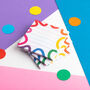 Colourful Squiggles Sticky Notes, thumbnail 3 of 6