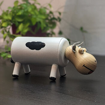 Personalised Wooden Cow/ Horse Money Box, 2 of 9
