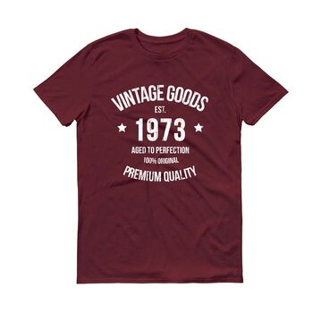 Vintage 21st/30th/40th/50th/60th/70th Birthday Tshirt, 5 of 6