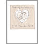 Personalised Diamond 60th Wedding Anniversary Card, thumbnail 6 of 12