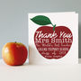 Personalised Thank You Teacher Apple Card, thumbnail 1 of 4