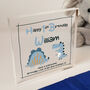 Personalised Dinosaur Acrylic Birthday Block, thumbnail 1 of 6