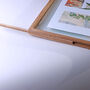 G Decor Taru Handmade Hanging Mango Wood Frame Dubble Large Glass Wall Display, thumbnail 4 of 6