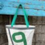 Genoa Upcycled Sailcloth Tote Bag, thumbnail 8 of 8