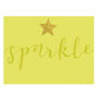 Mini Gold Foiled Sparkle Card, thumbnail 2 of 5