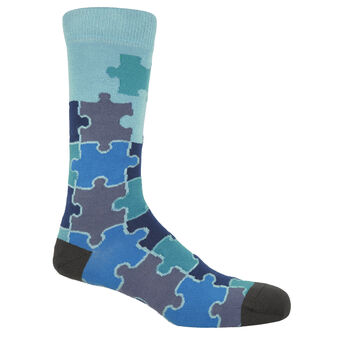 Men's Luxury Socks Bundle Jigsaw, 3 of 4