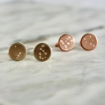 Hand Made Constellation Cufflinks, 4 of 10