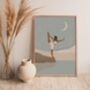 Yoga Dancer Pose Wall Art, thumbnail 4 of 4