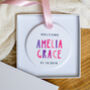 New Baby Girl Personalised Decoration, thumbnail 1 of 3