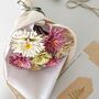 Handcrafted Wooden Pink And Cream Flower Bouquet, thumbnail 1 of 5