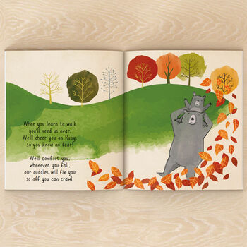 Personalised Family Tree Book For New Baby, 6 of 10