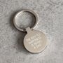 Personalised Keyring For Dad Key To Happiness, thumbnail 1 of 4