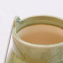 Personalised Fern Green Ceramic Milk Churn Vase, thumbnail 4 of 8