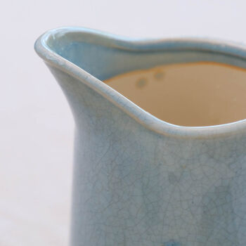 Fern Blue Botanical Ceramic Vase Gift, 5 of 9