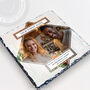 Our First Date Personalised Rock Photo Slate Dating Gift, thumbnail 2 of 6