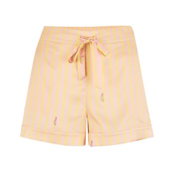 Lemonade Stripe Rose Pyjama Short, 7 of 10