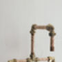 Industrial Copper Faucet – Hammered Detailing, thumbnail 3 of 10