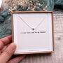 'I Love My Sister' Mini Heart Necklace, thumbnail 1 of 4