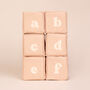 Sensory Baby Alphabet Blocks With Personalised Option, thumbnail 6 of 12