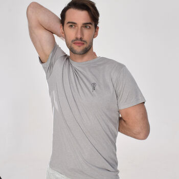 Athletic Grey Sports Activewear T Shirt, 6 of 6