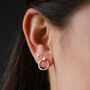 Birthstone Personalised Stellar Star Stud Earrings, thumbnail 10 of 12