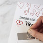 Personalised Scratch Card To Send Love, thumbnail 2 of 7