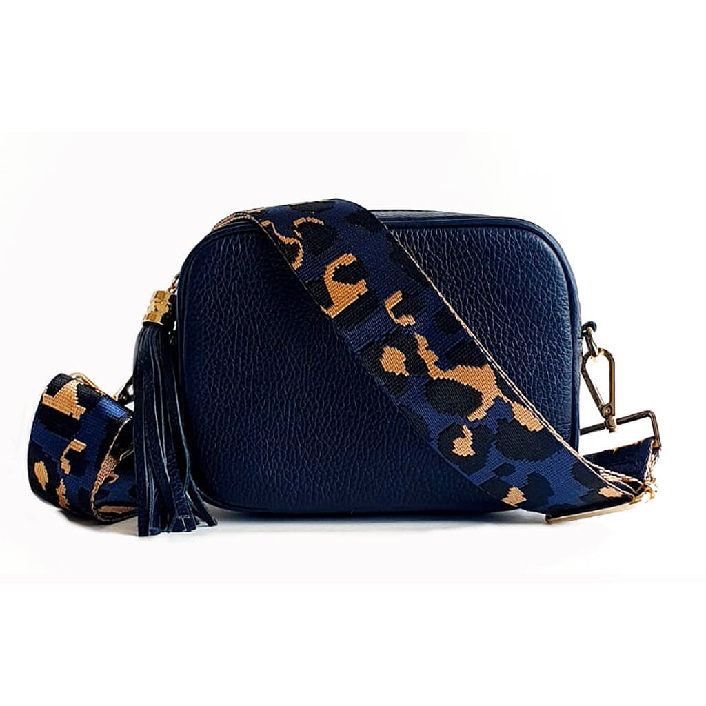 navy bag strap